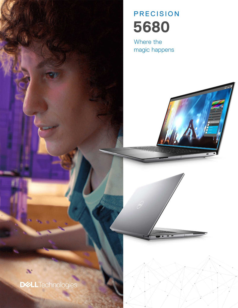 מחשב נייד דל פרסיז'ן - Dell Precision 5680 MOBILE WORKSTATION Core™ i7-13700H 512GB SSD 32GB 16