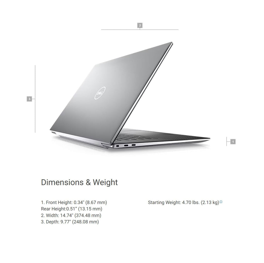 נייד דל פרסיז'ן - Dell Precision 17 5770 MOBILE WORKSTATION Core™ i7-12800H 512GB SSD 32GB 17