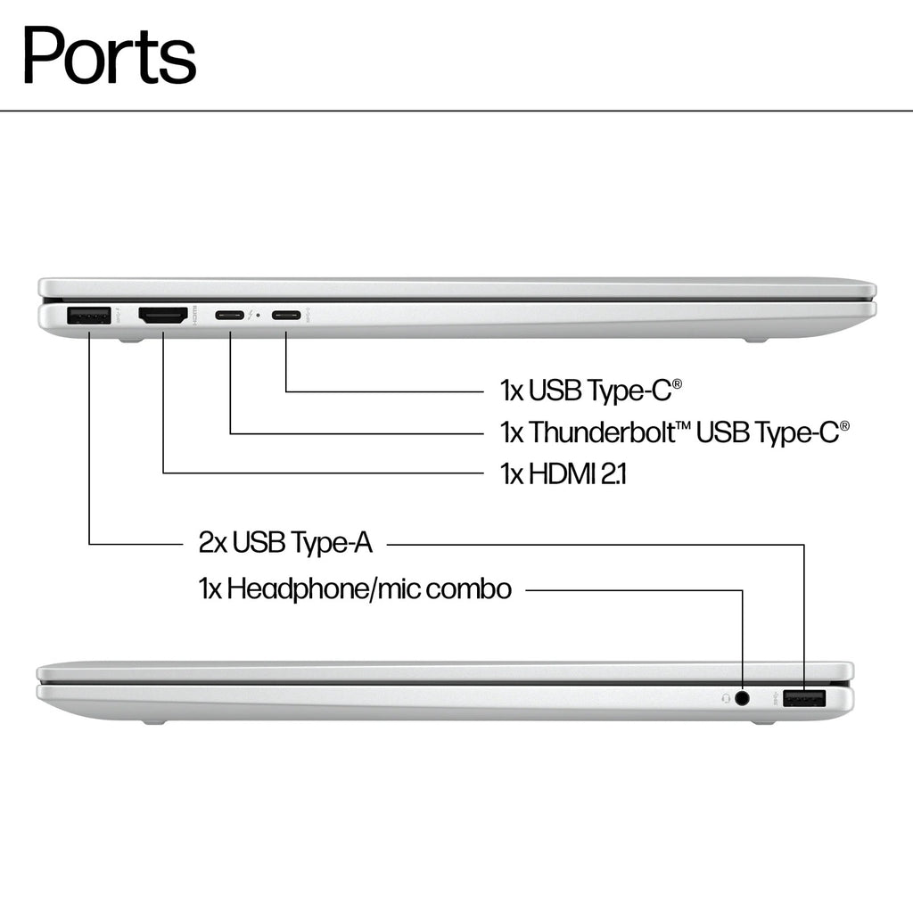 מגע מתהפך מתקפל - מחשב נייד HP Envy x360 16-AC0013 2-IN-1 Core™ Ultra 5 125U 512GB SSD 16GB 16