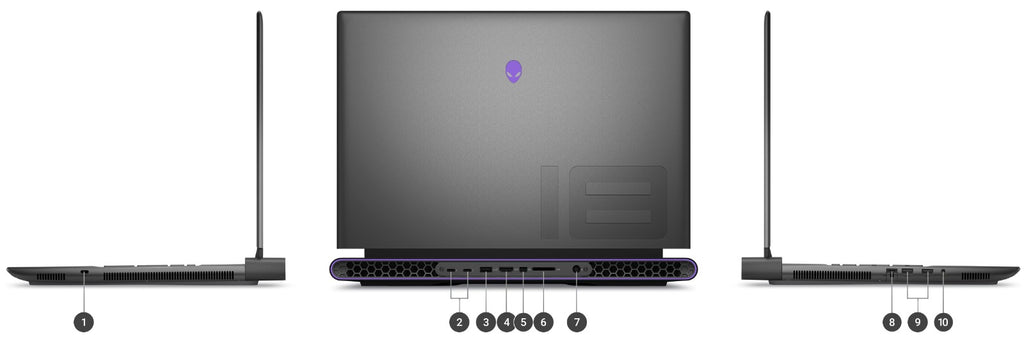 מחשב נייד גיימינג מחטיבת היוקרה של Dell Alienware m18 R2 GAMING Core™ i7-14700HX 1TB SSD 16GB 18