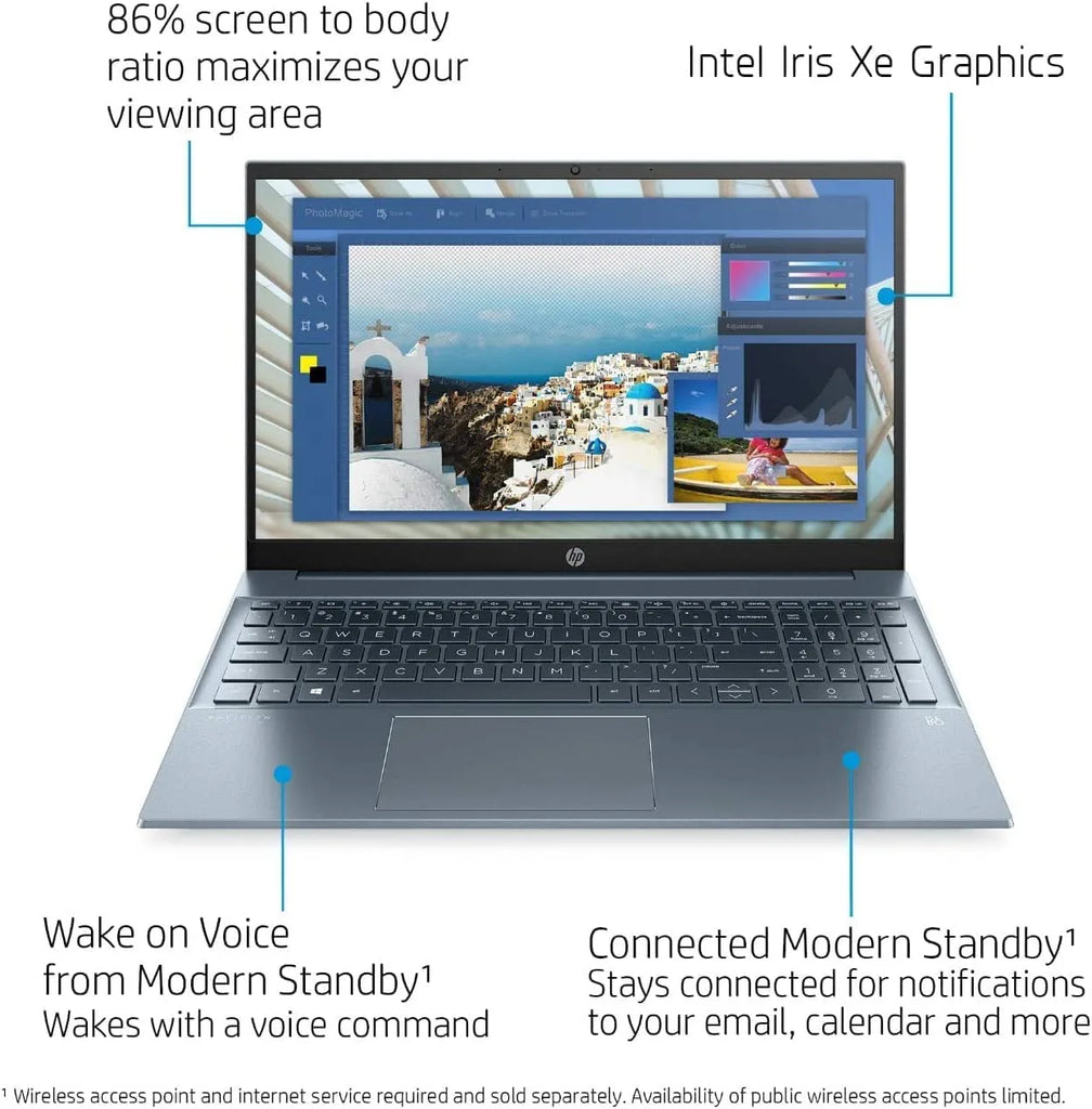 מחשב נייד HP Pavilion 15-EG2073 Core™ i7-1255U 512GB SSD 16GB 15.6