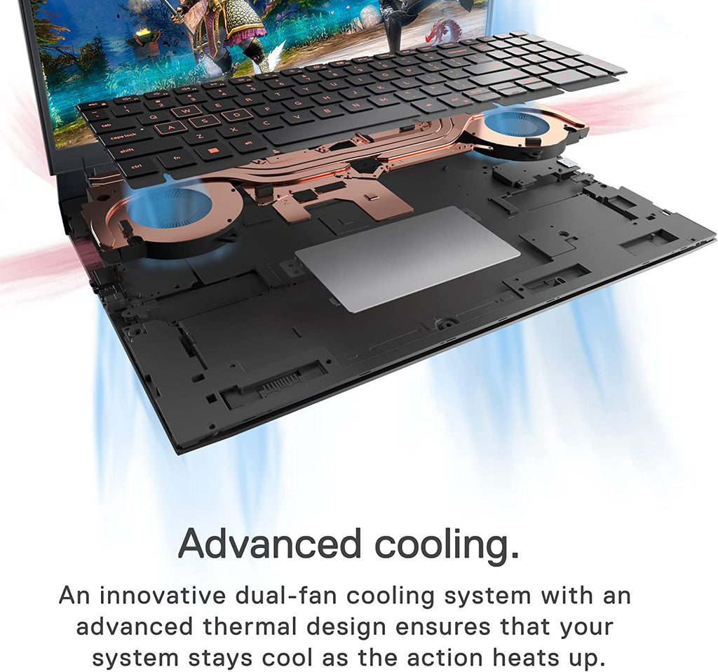 מחשב נייד דל גיימינג Dell G15 5520 Core™ i7-12700H 512GB SSD 16GB 15.6