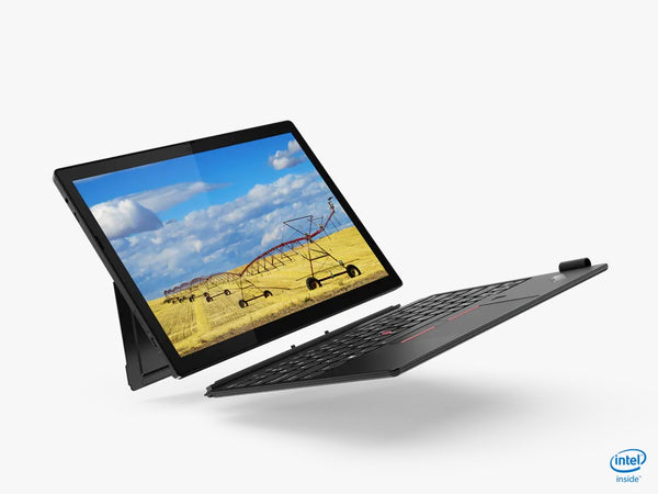 760 גרם ללא מקלדת 1.1 ק"ג עם מקלדת Lenovo ThinkPad X12 Detachable Core™ i7-1160G7 512GB SSD 16GB 12.3" FHD+ (1920x1280) TOUCHSCREEN WIN10 Pro BLACK Backlit Keyboard FP Reader Lenovo Digital Pen